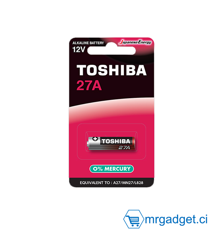 Toshiba 27A BP-1C, 12 V, Pile alcaline 1 pièce