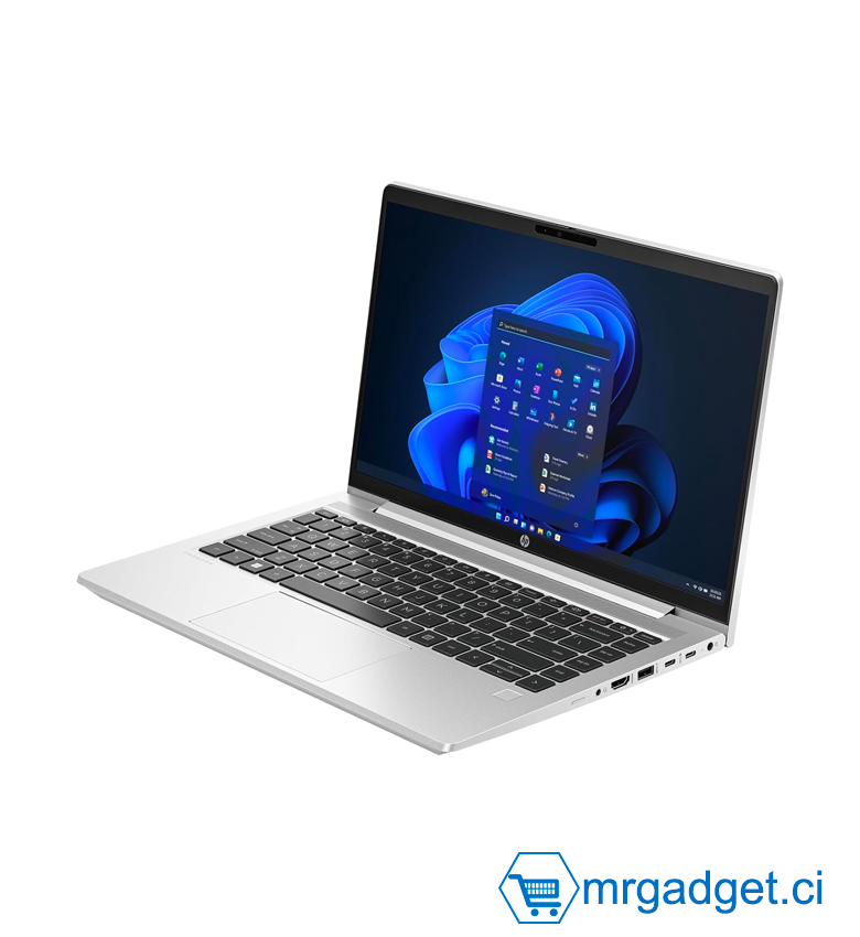 HP ProBook 440 G10 14" - Full HD - 1920 x 1080 - Intel Core i7 13th Gen i7-1355U   - 8  GB RAM - 512 GB SSD - Pike Silver Plastic - AZERTY -  FreeDos, Pas de système d'exploitation