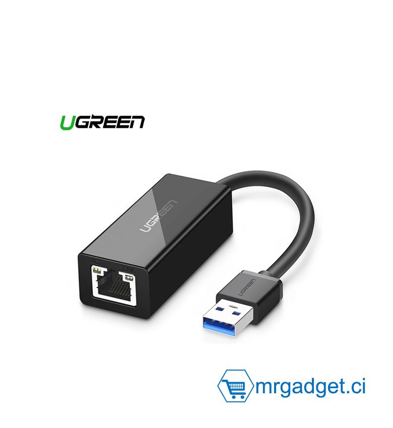 Adaptateur USB 3.0 vers Reseau RJ45 Gigabit -