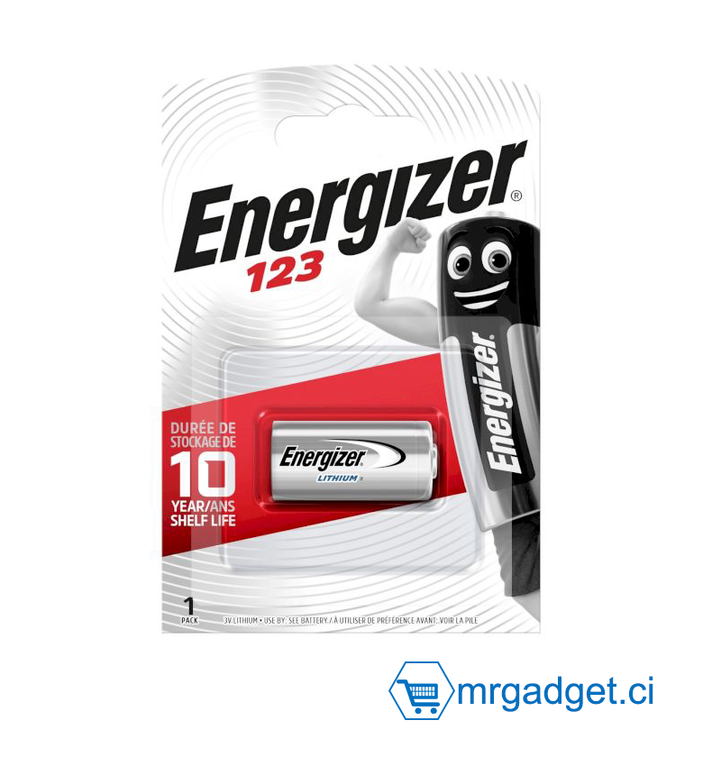 ENERGIZER 123 LITHIUM PHOTO 3V 1500MAH BL1  PILE