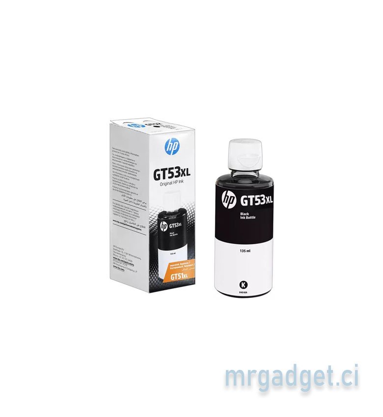 HP GT53 XL noir originale recharge d'encre pour Deskjet GT 5810, GT 5820, GT 5822