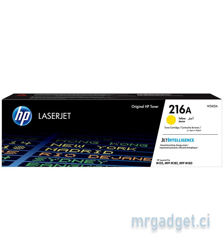 HP 216A W2412A Toner Jaune Authentique  Encre