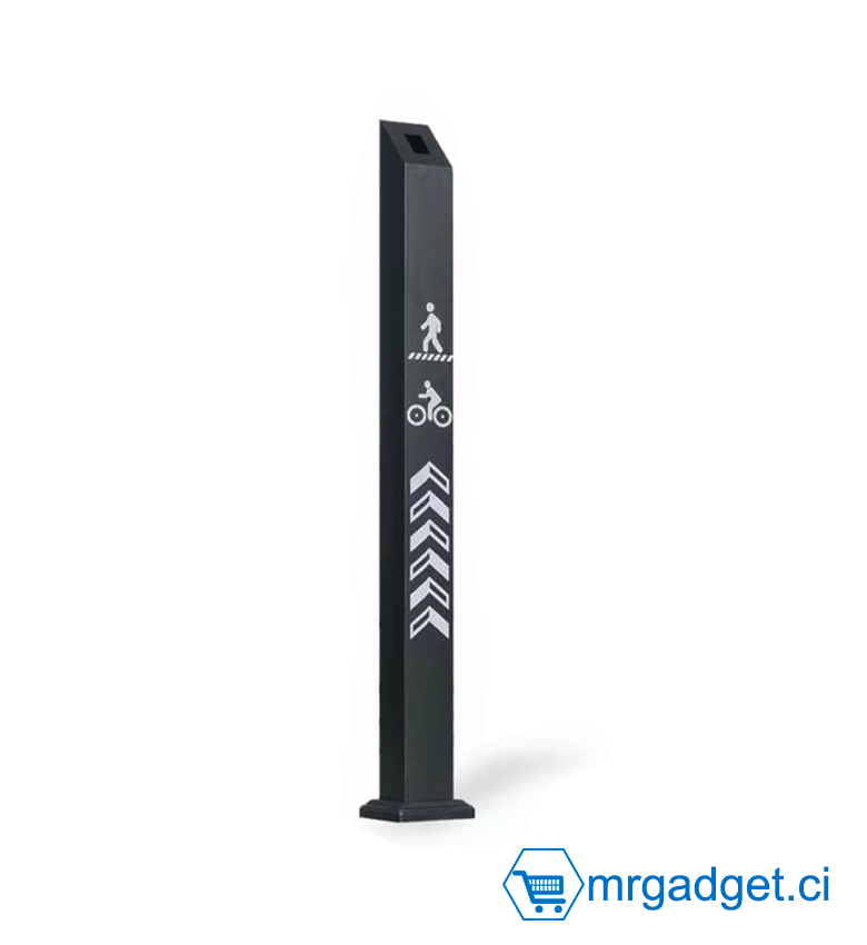 Support pour contrôle d'accès - Hauteur 1m - incliné #SPC005