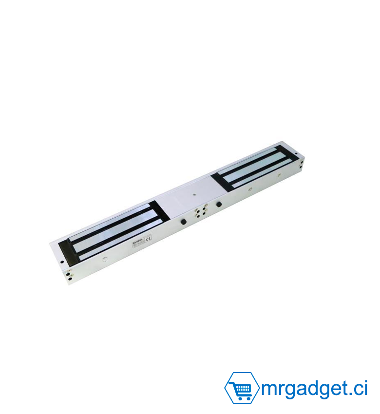 HIKVISION DS-K4H450D - Ventouse - Serrure magnétique série Pro - Le verrou magnétique supporte une poussée linéaire statique de 500 kg (1 102,5 lb) × 2
