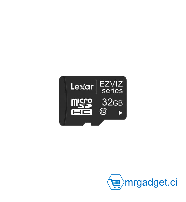 EZVIZ 32Go Carte SD, SDHC Carte Mémoire, Carte Micro SD allant jusqu'à 90MB/s, Class 10, UHS-I