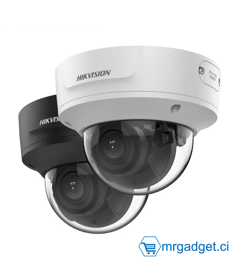 HIKVISION DS-2CD2743G2-IZS(2.8-12mm)(O-STD) - Camera IP - Dome 4MP ColorVu Motorisée - Résistant à l'eau et à la poussière (IP67) et anti-vandalisme (IK10)