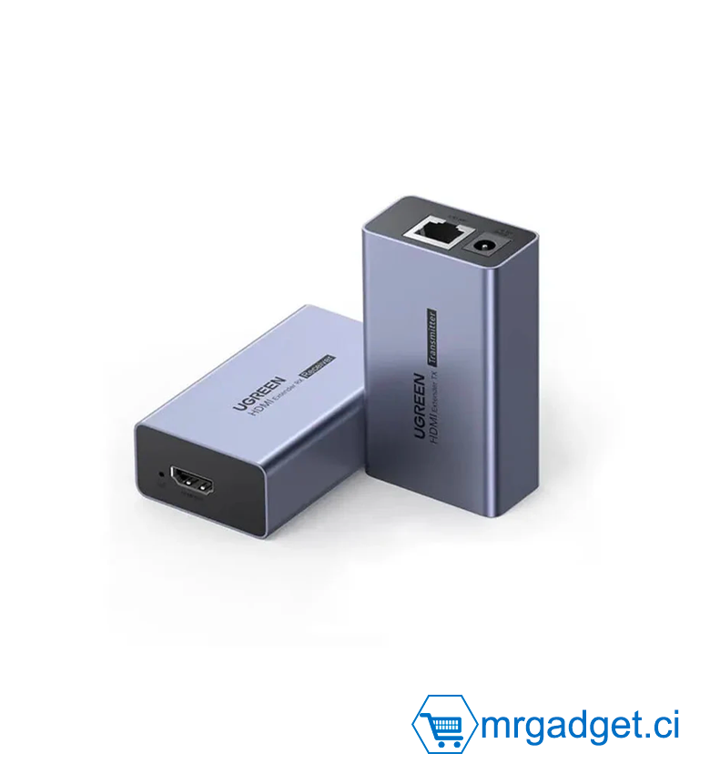 Extendeur HDMI sur Ethernet UGREEN 50 mètres avec adaptateur UE - UGREEN CM609 90811EU #10195