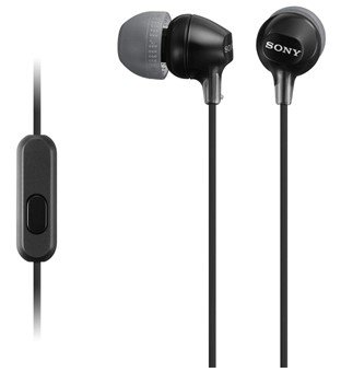 Sony MDR-EX15AP Ecouteurs Intra-auriculaires avec Microphone - Noir