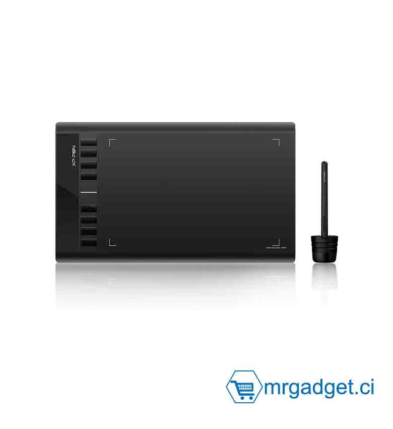 XP-Pen Tablette Graphique Star03 V2 12 Pouces 8 Touches des Raccourcis Stylet sans Batteries à 8192 Niveaux