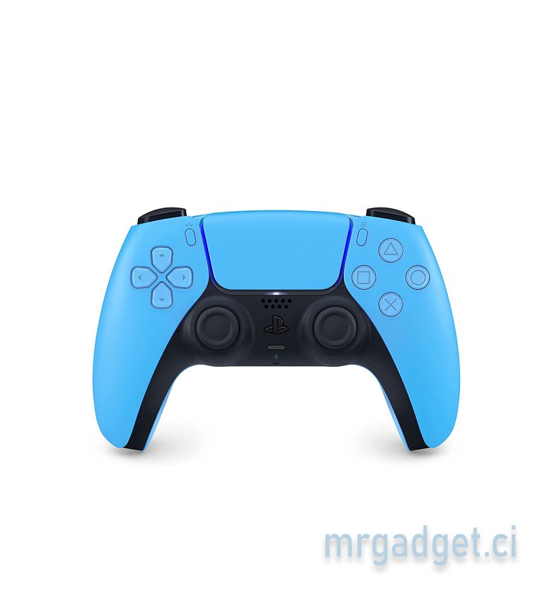 Manette PlayStation 5 officielle DualSense, Sans fil, Batterie rechargeable, Bluetooth, Compatible avec PS5,  Ice Blue