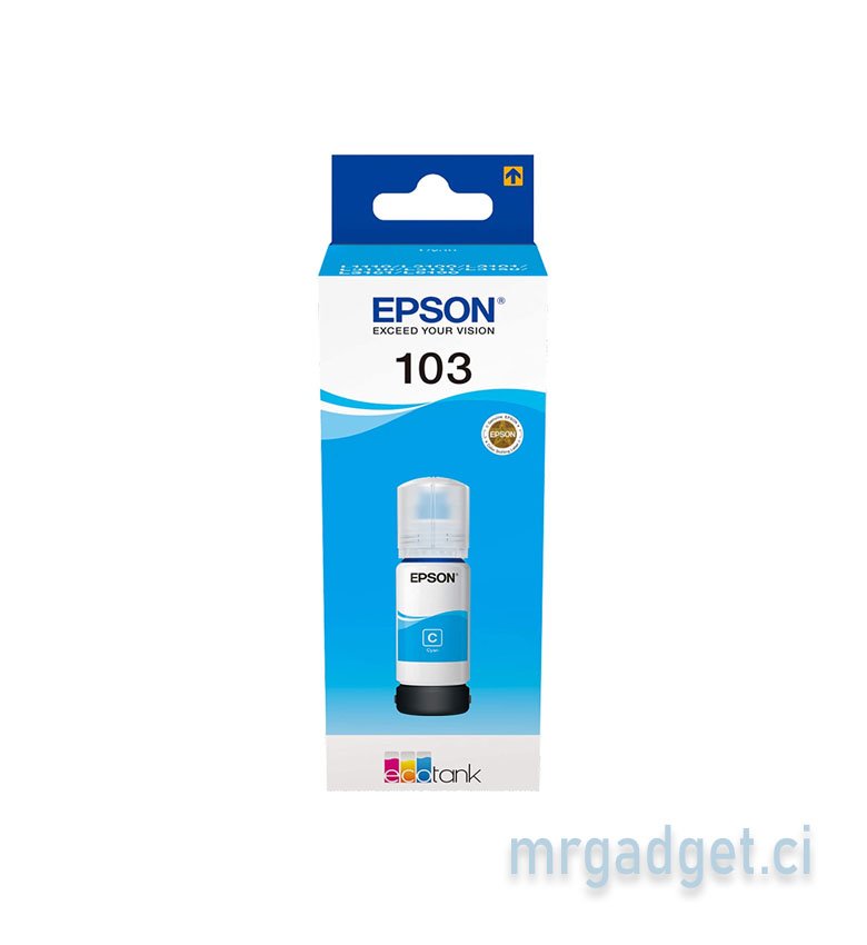 Epson 103 Cartouche d'encre 1 pièce(s) Original Noir, Taille Unique Cyan