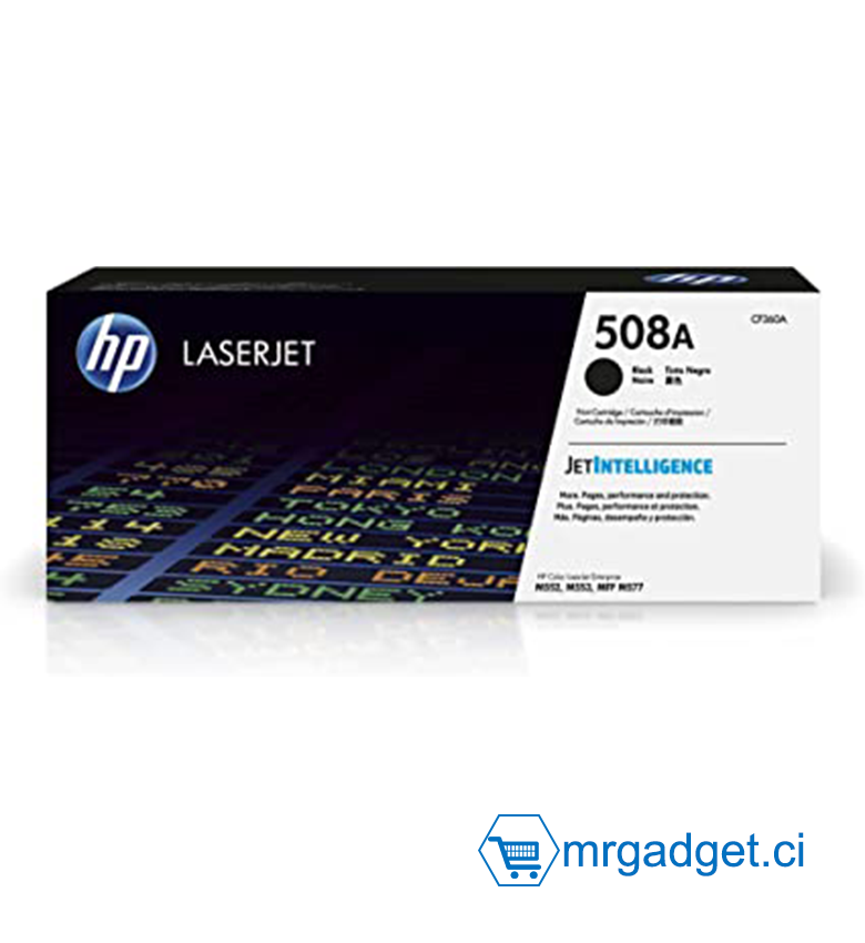 HP 312A Toner Noir LaserJet Authentique (CF380A), pour imprimantes HP Color LaserJet Pro MFP M476dn/M476dw/M476nw