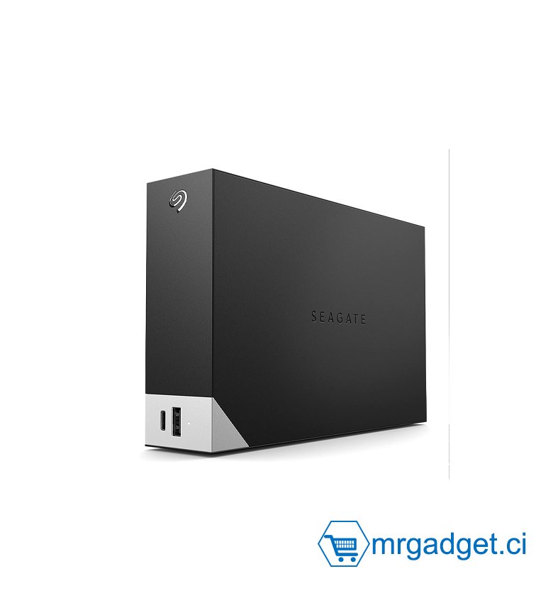Seagate One Touch Hub, 20TB , Disque Dur Externe de Bureau, USB-C et USB 3.0, PC Portable et Mac