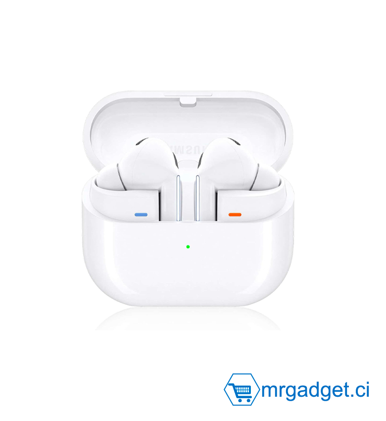 Samsung Galaxy Buds3 Pro, Écouteurs sans Fil, Réduction Active de Bruit, Bluetooth, Blanc, Audio 360, Galaxy AI