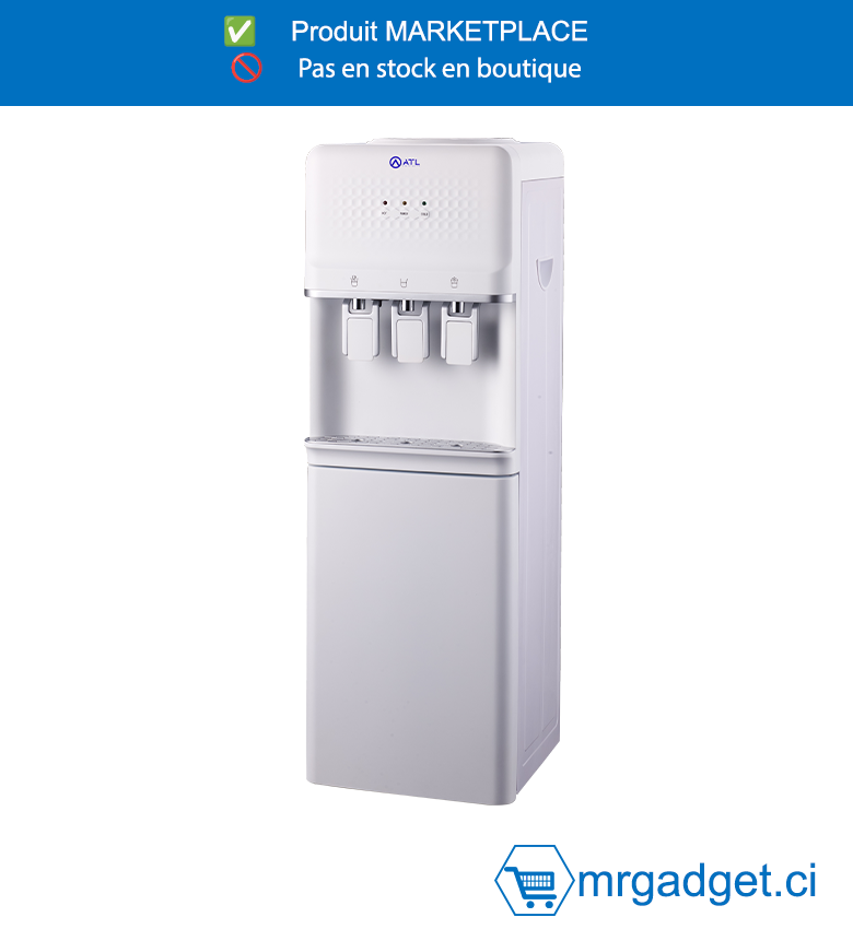 ATL-ATL-3WD23CW-DISTRIBUTEUR D'EAU ATL / 03 ROBINETS / BLANC / AVEC CABINE