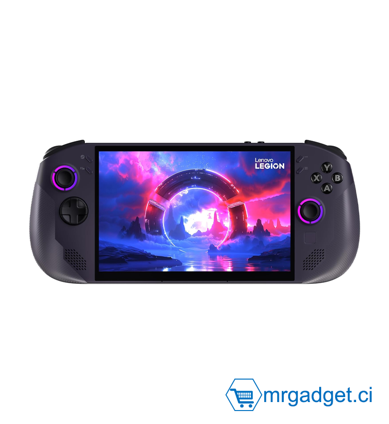 Console Portable Lenovo Legion Go S 8APU1 - Écran 8" WUXGA Tactile - AMD Ryzen Z1 Extreme - RAM 32Go - SSD 1To - Graphismes Intégrés - Système SteamOS - Couleur Nebula Nocturne - Performance Gaming Nomade Haute Qualité