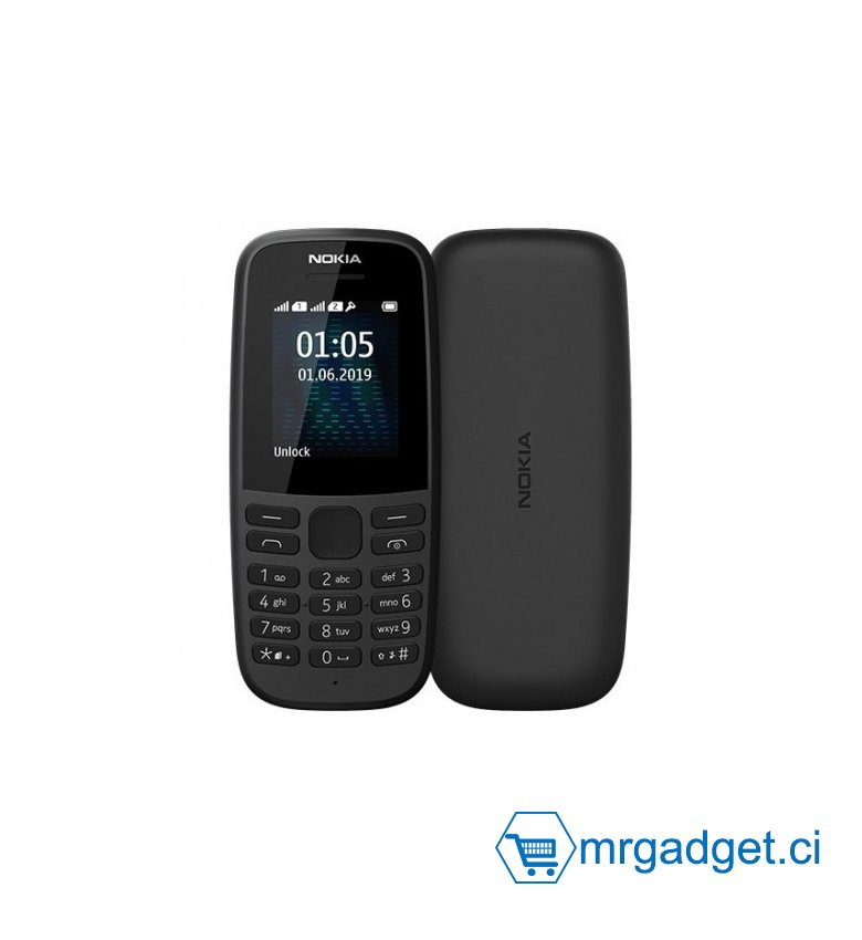 Nokia 105 (4 édition) 1,77 pouces UK Télép