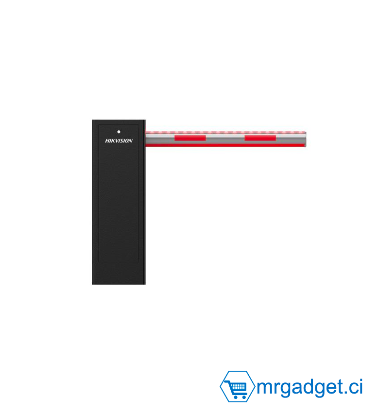 HIKVISION DS-TMG300-DR/A/B(4m light) - Droit   - Barrière Levante - Bras 4m avec LED - Ouverture à Droit