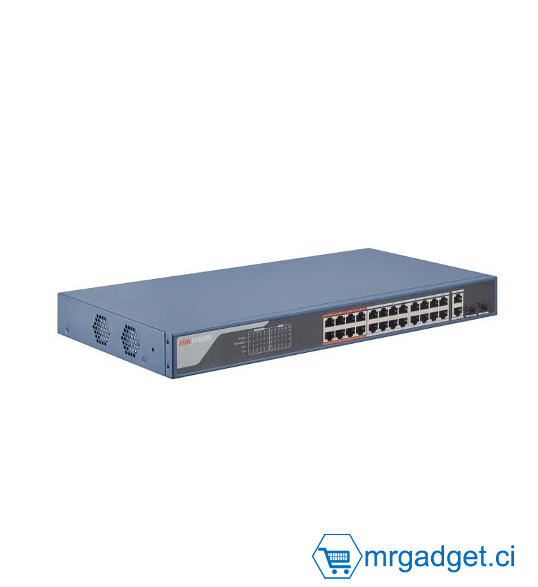 Hikvision DS-3E1326P-EI(O-STD) Switch PoE Smart Managed 24 ports, 100 Mbps