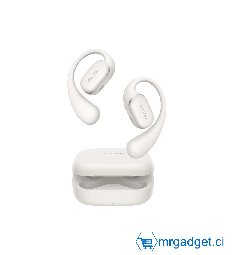 HUAWEI FreeArc écouteurs Ouverts, écouteurs sans Fil, Jusqu'à 28 h d'autonomie, Résistants à l'eau IP57, Ecouteurs pour Le Sport, Appels Ultra Stables, avec iOS, Android et Windows, Gris