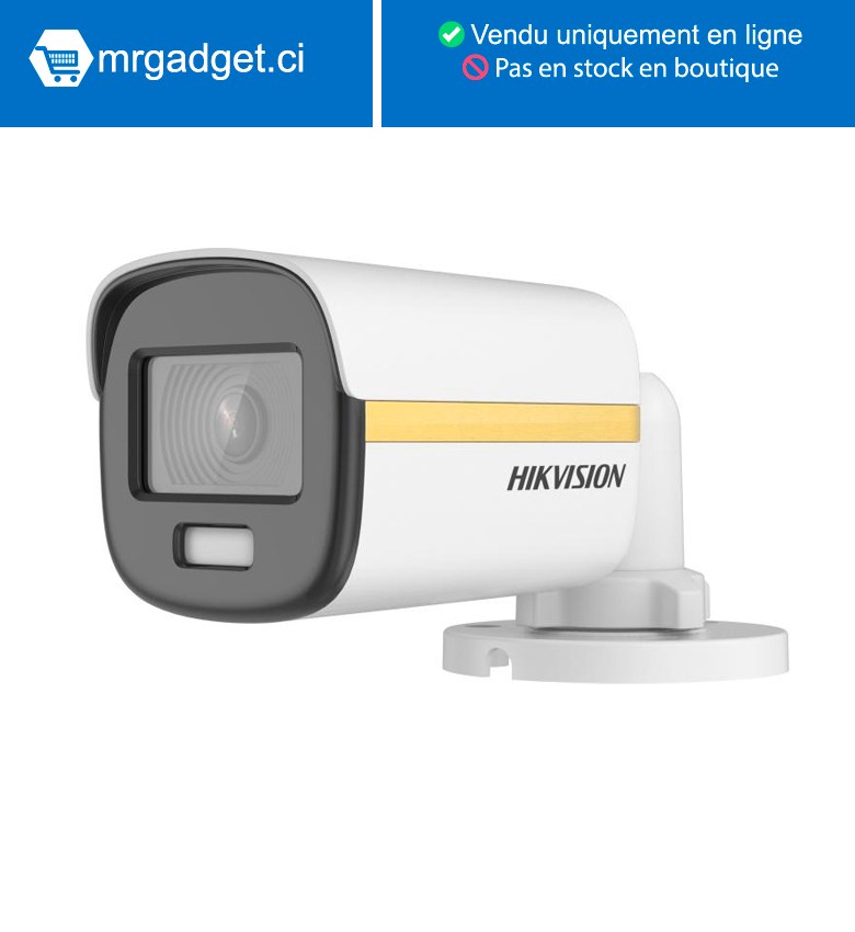 Hikvision DS-2CE10UF3T-E(2.8mm)(O-STD) - Camera Analogique - Bullet 4K (8MP) - Résistant à l'eau et à la poussière (IP67)