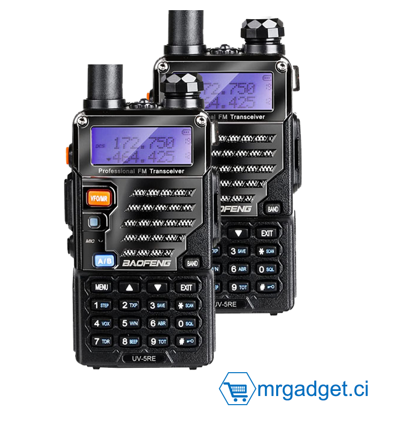 Talkie-walkie Baofeng UV-5R tri-power 8W Pair