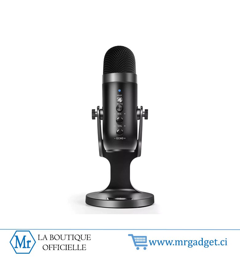 Meetion MC20 - Microphone professionnel  de conférence filaire - microphone Gaming