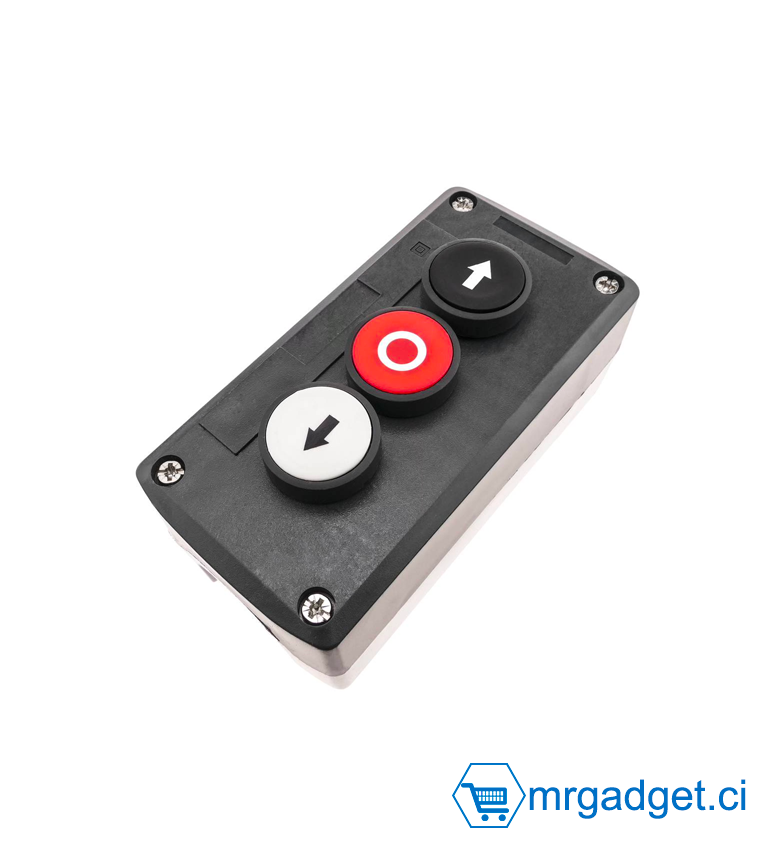 Bouton Poussoir 3 Touche (Open - Stop - Close )