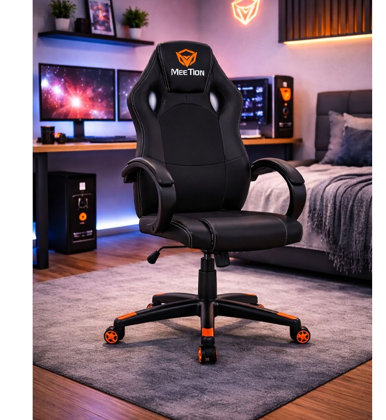 MEETION CHR05  - Siège de bureau - Fauteuil Gamer -   Noir