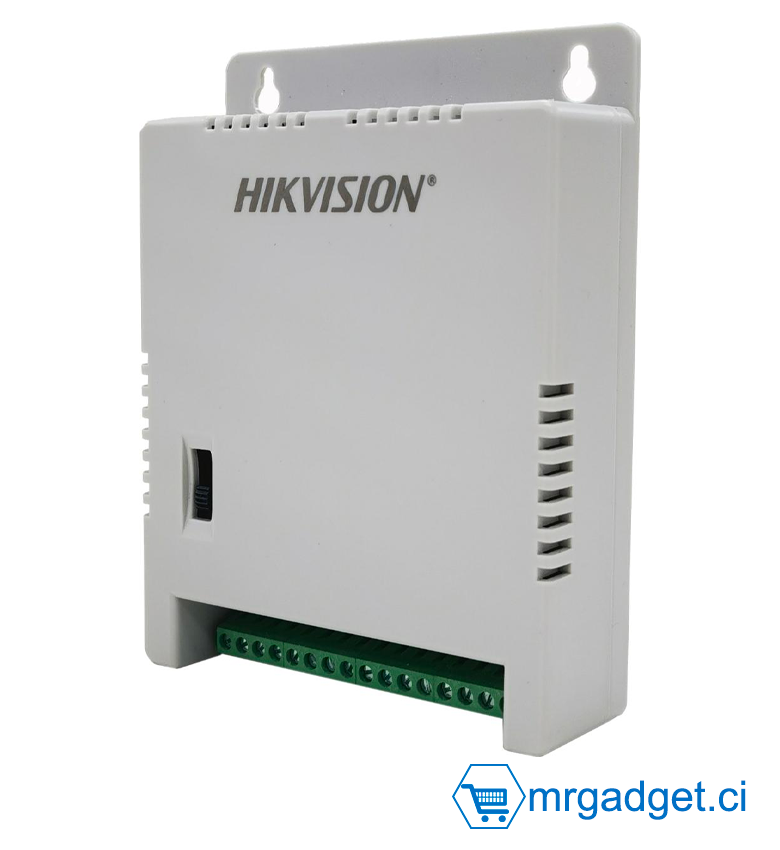 Hikvision DS-2FA1208-C16(EUR)(Africa) - Alimentation 16 canaux - 60 W, 12 VCC/1 A maximum par canal, le courant total maximum est de 5 A