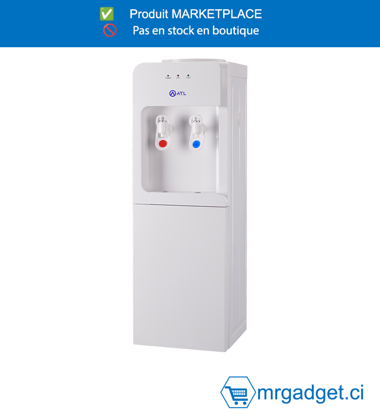 ATL-ATL-2WD22CW-DISTRIBUTEUR D'EAU ATL / 02 ROBINETS / BLANC / AVEC CABINE