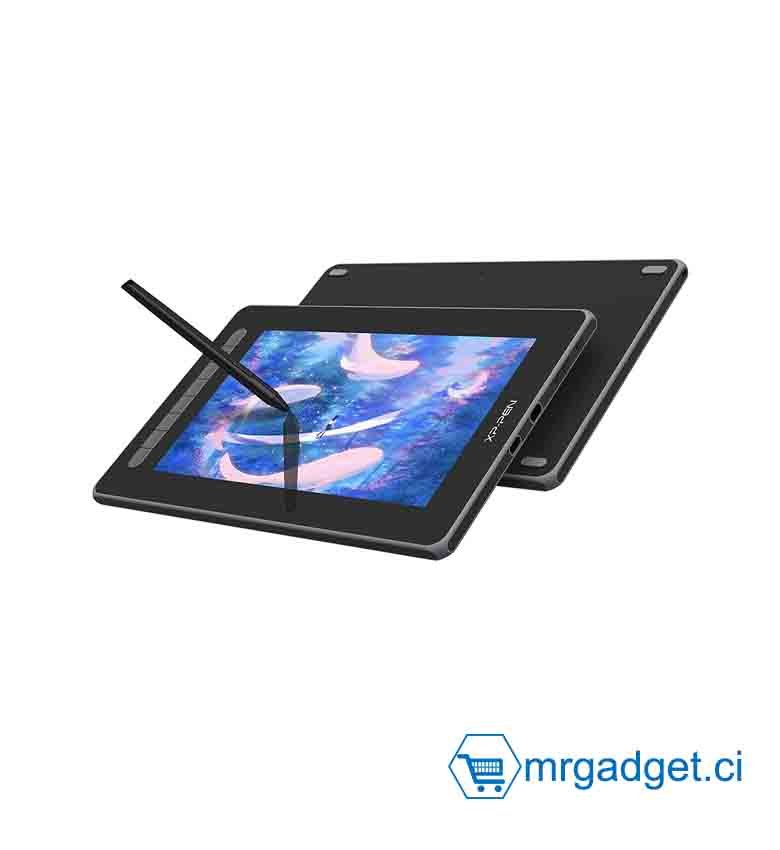 XPPen Artist 12 2nd Generation Tablette Graphique avec Ecran Entière Laminé en 11.6 Pouces Stylet X3 à 8192 Niveaux Compatible avec Windows Mac Chrome OS Android et Linux - Noir