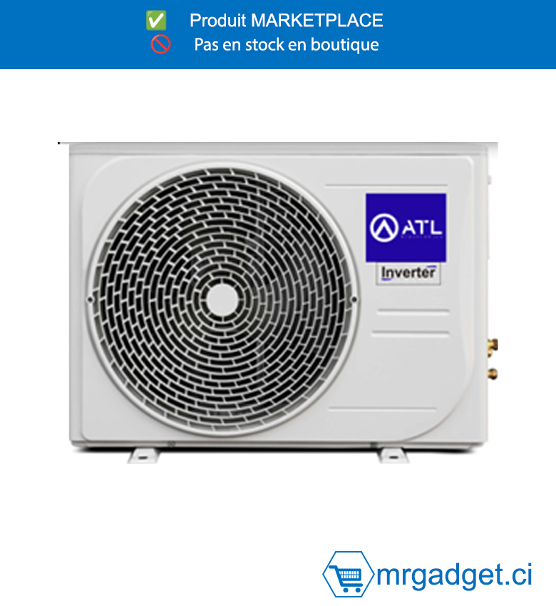 Climatiseur Split ATL Cloud Inverter 1.5 CV - Gaz R410A - Haute Performance & Économie d'Énergie - ATL-12ACW-CLOUD