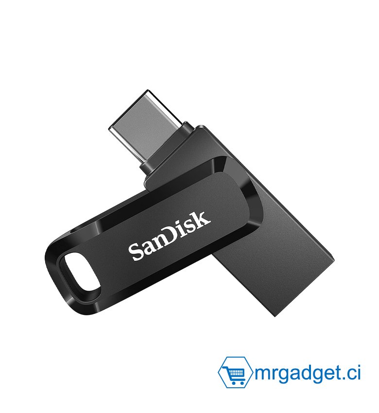 SanDisk Ultra Dual Drive Go 128 Go, Clé USB Type-C à double connectique