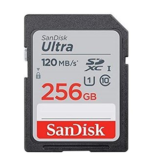 SANDISK - Carte mémoire SDXC SanDisk Ultra 256Go, jusqu'à 120 Mo/s, classe 10, UHS-I, V10