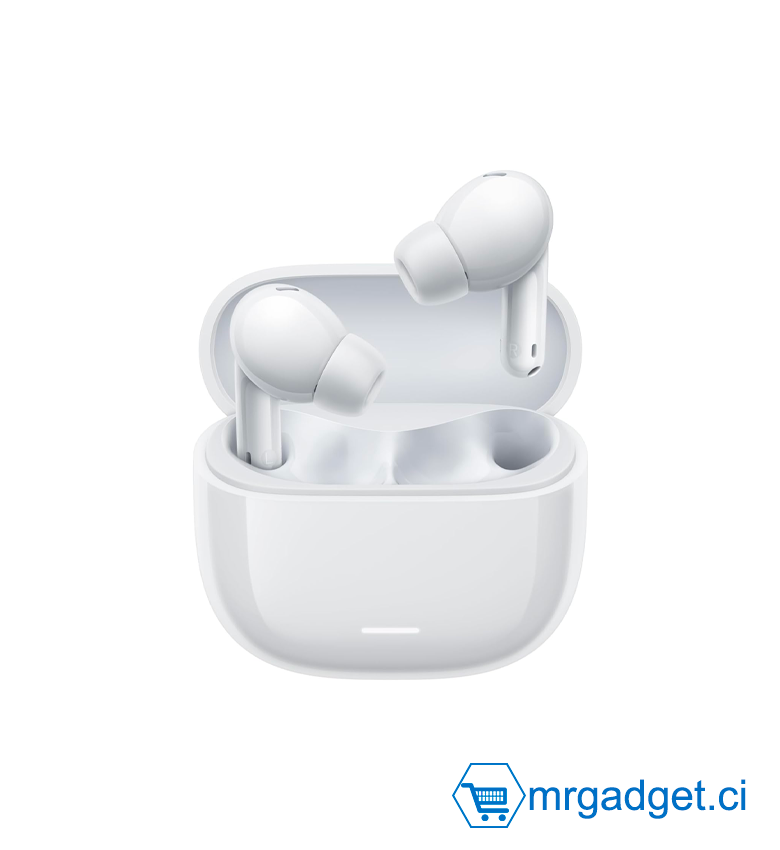 Xiaomi Redmi Buds 6 Lite Écouteurs sans Fil, Annulation de Bruit, légers, jusqu'à 36 Heures d'autonomie, Bluetooth 5.3 - Blanc