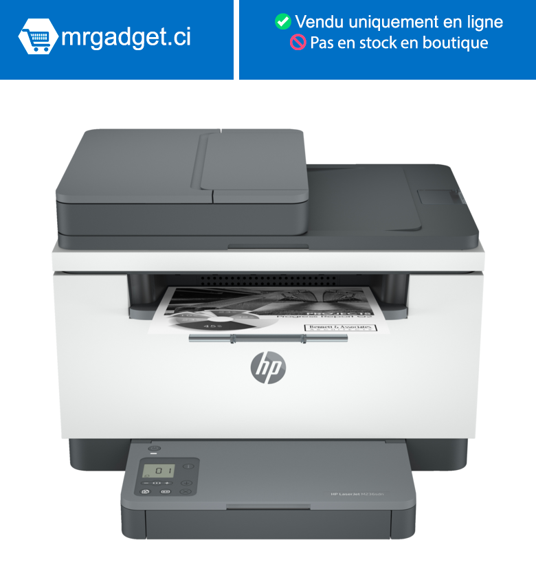Imprimante multifonction M236sdn HP LaserJet (9YG08A) - monochrome (uniquement Noir)