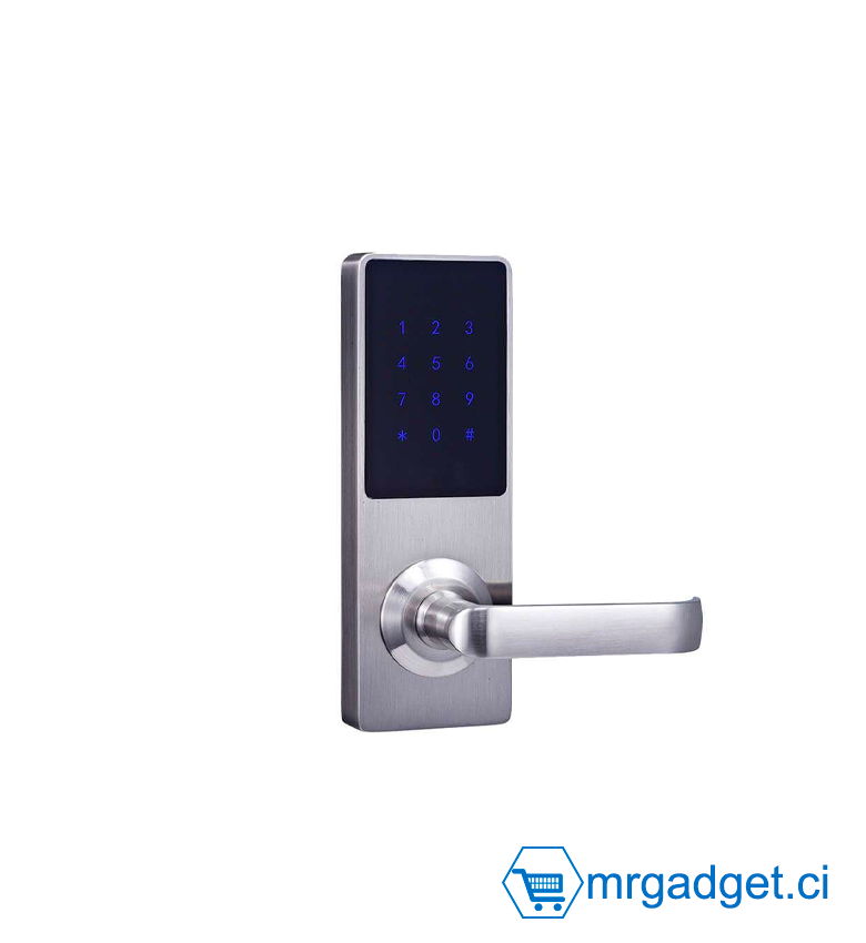 YGS YGS6675-BT (50*50)  - Serrure connectée pour résidence - Accès par Bluetooth App, carte M1, code passe, bracelet ou clé.