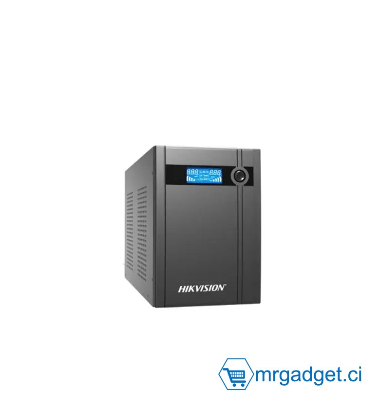 HIKVISION DS-UPS2000(O-STD)/EU - Onduleur - Regulateur de tension - Banque d'energie 2000VA - Puissance de sortie : 1200W Off-line