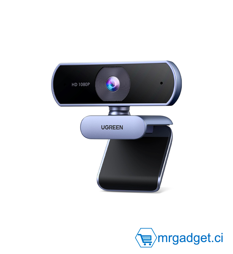 Webcam 1080P avec microphone, caméra Web USB Full HD, champ de vision de 85°, réduction du bruit, Plug and Play, correction automatique de la luminosité, webcam streaming/conférences, Zoom/Skype/YouTube, Switch 2 - UGREEN CM678 15728 #10184