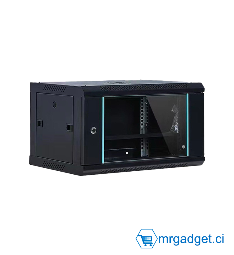 COFFRET / ARMOIRE INFORMATIQUE / Baie de brassage informatique 6U  600mm x 450mm