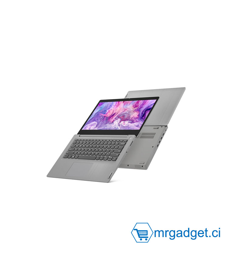 Lenovo IdeaPad 3 – PC portable – i5-1035G1 – 8 Go DDR4 – 512 Go SSD – 14" HD – Windows 10 Pro – Gris platine