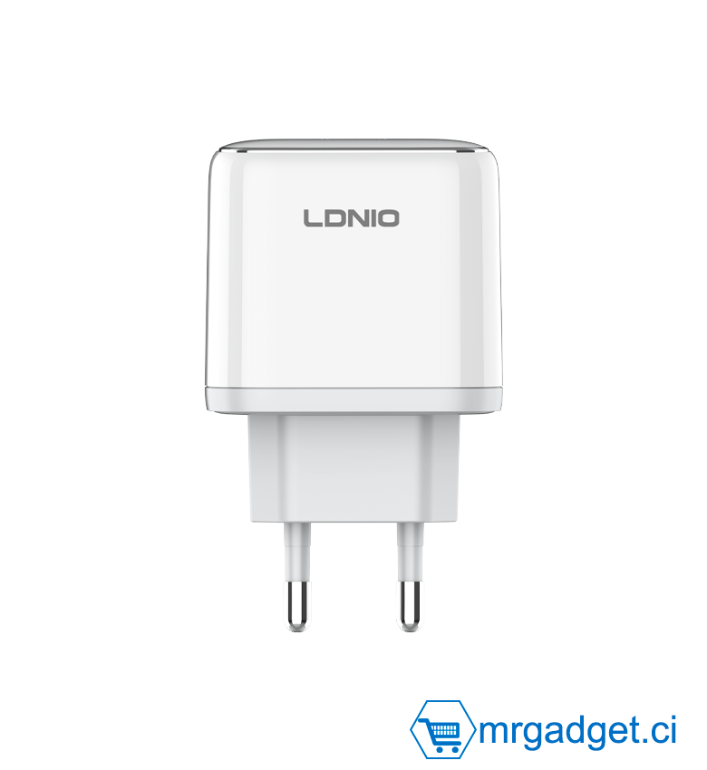 LDNIO Q1415 - Boitier de charge rapide 45W Type C ( Câble offert USB-C vers USB-C)