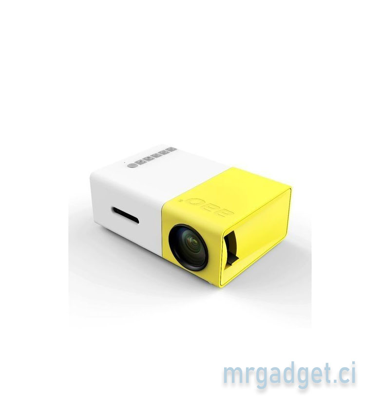 YG300 - Mini Projecteur LED Portable 1080P, Home Cinéma, USB/SD/HDMI