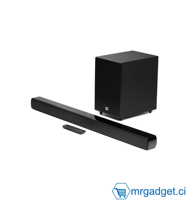 JBL SB170 - Barre de son à canaux 2.1 avec caisson de basses sans fil - 220W - Dolby Digital - HDMI, Bluetooth 4.2
