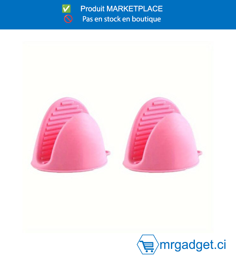 DECAKILA- KMTT053W- GANTS DE CUISINE EN  SILICONE,  silicone FDA ,Résistance à la chaleur Protège bien vos mains des brûlure  Emballé  par une carte en papier