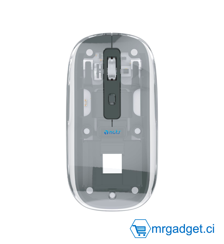 NCTS WM23 - Souris Sans Fil 2,4 GHz et Bluetooth, Noir