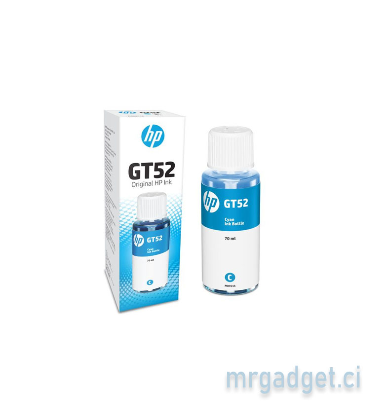 HP GT52 - Recharge d'Encre Cyan pour Deskjet GT 5810/5820/5822