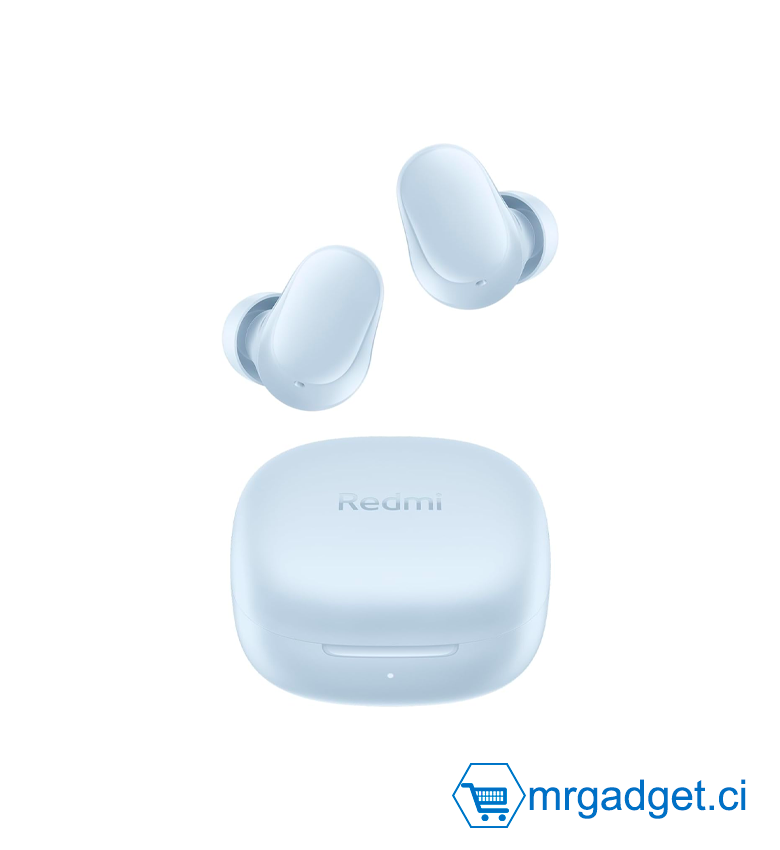 Xiaomi Redmi Buds 6 Play - Écouteurs sans Fil Bluetooth 5.2 - Son Haute Qualité, Basses Profondes, Autonomie Longue Durée, Confort Ergonomique - Bleu
