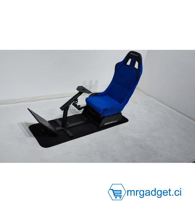 Playseat Deadskull - Siège Baquet de Course Modulable, Compatible Logitech G29, Levier de Vitesse, Bleu